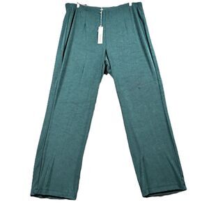 Chico's Travelers Pants No Tummy Pull On Slinky Enchanted Forest NWT 3/XL C105